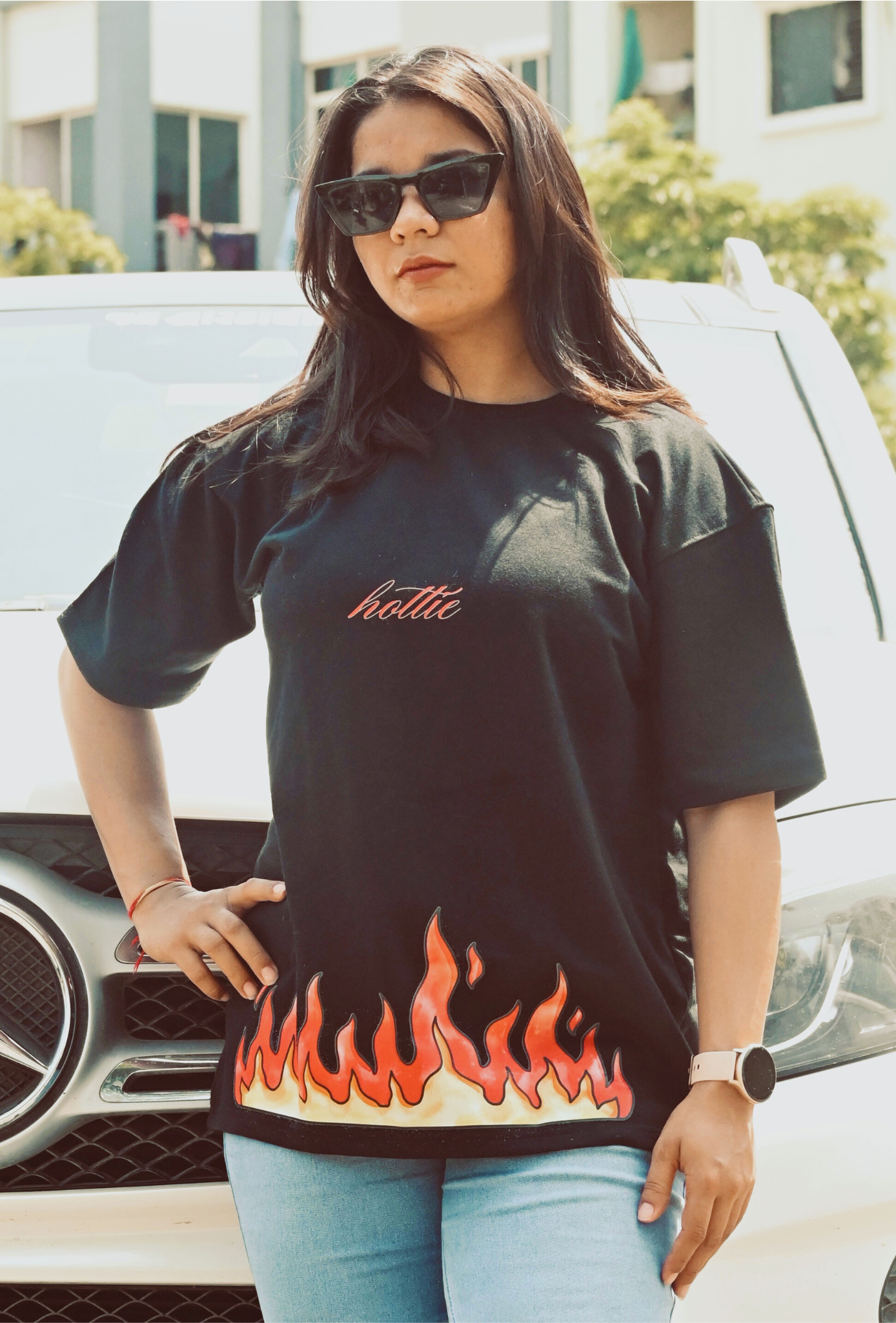Heated : Hottie Oversized unisex T-shirt