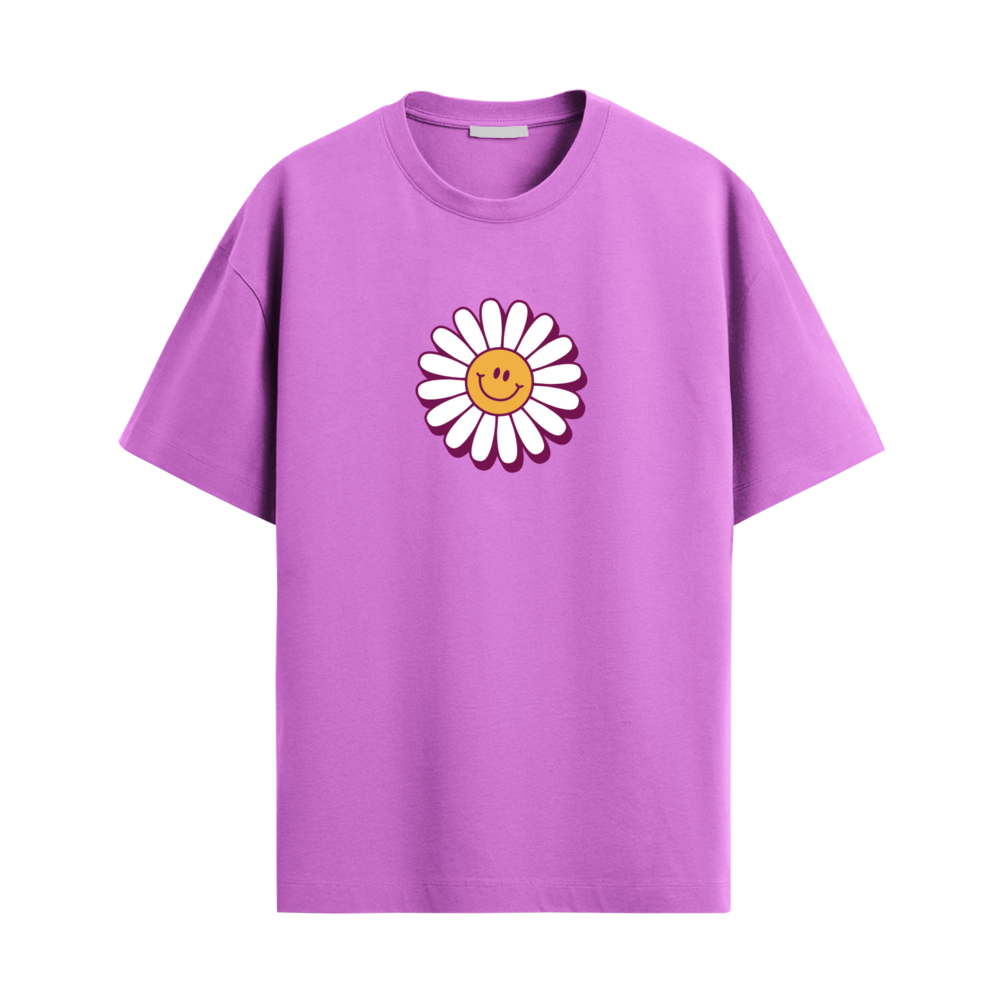 Minimal Blooms : Floral Oversized T-shirt